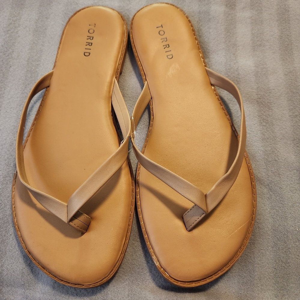 TORRID beige sandals